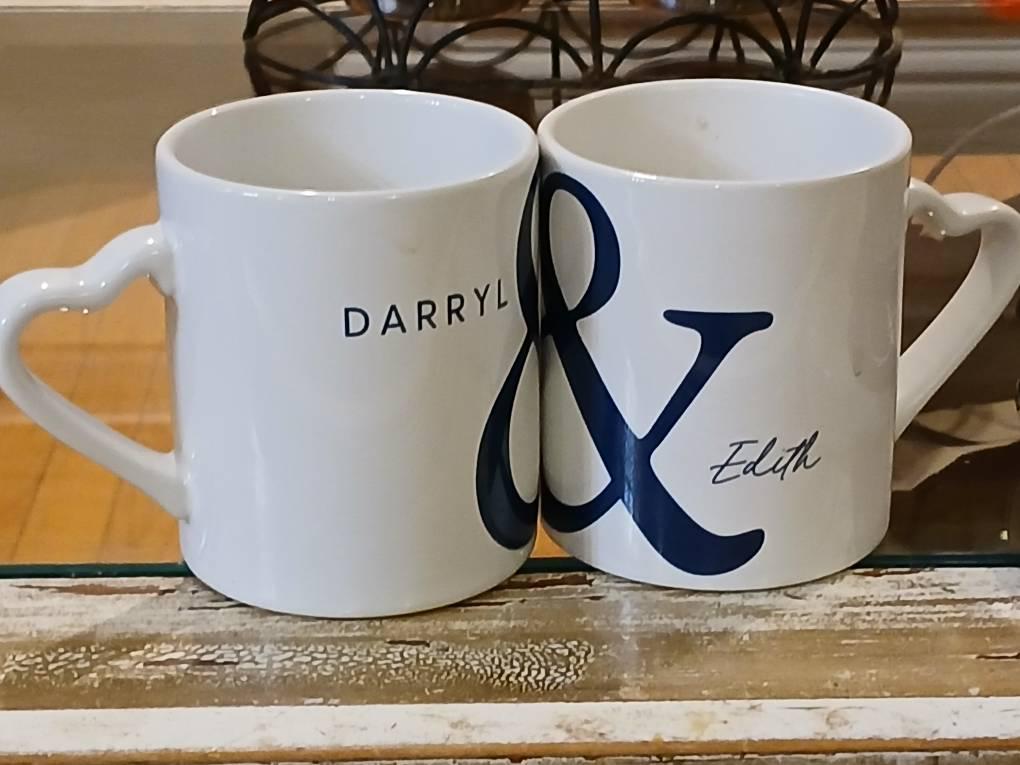 You & I Forever Personalized Mug Set, Girlfriend and Boyfriend Gift, Valentine's Couples Gift, Anniversary Gift, Couples Gift, His and Hers
