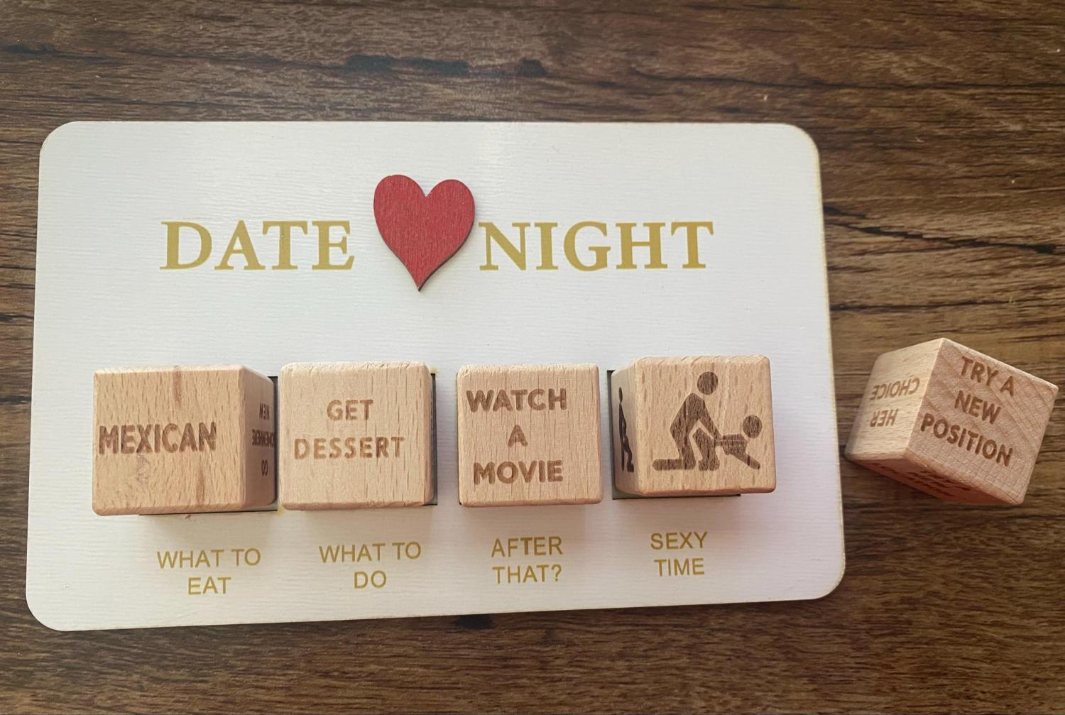 Date Night Dice Game, Date Night Decisions, Gifts for Couples