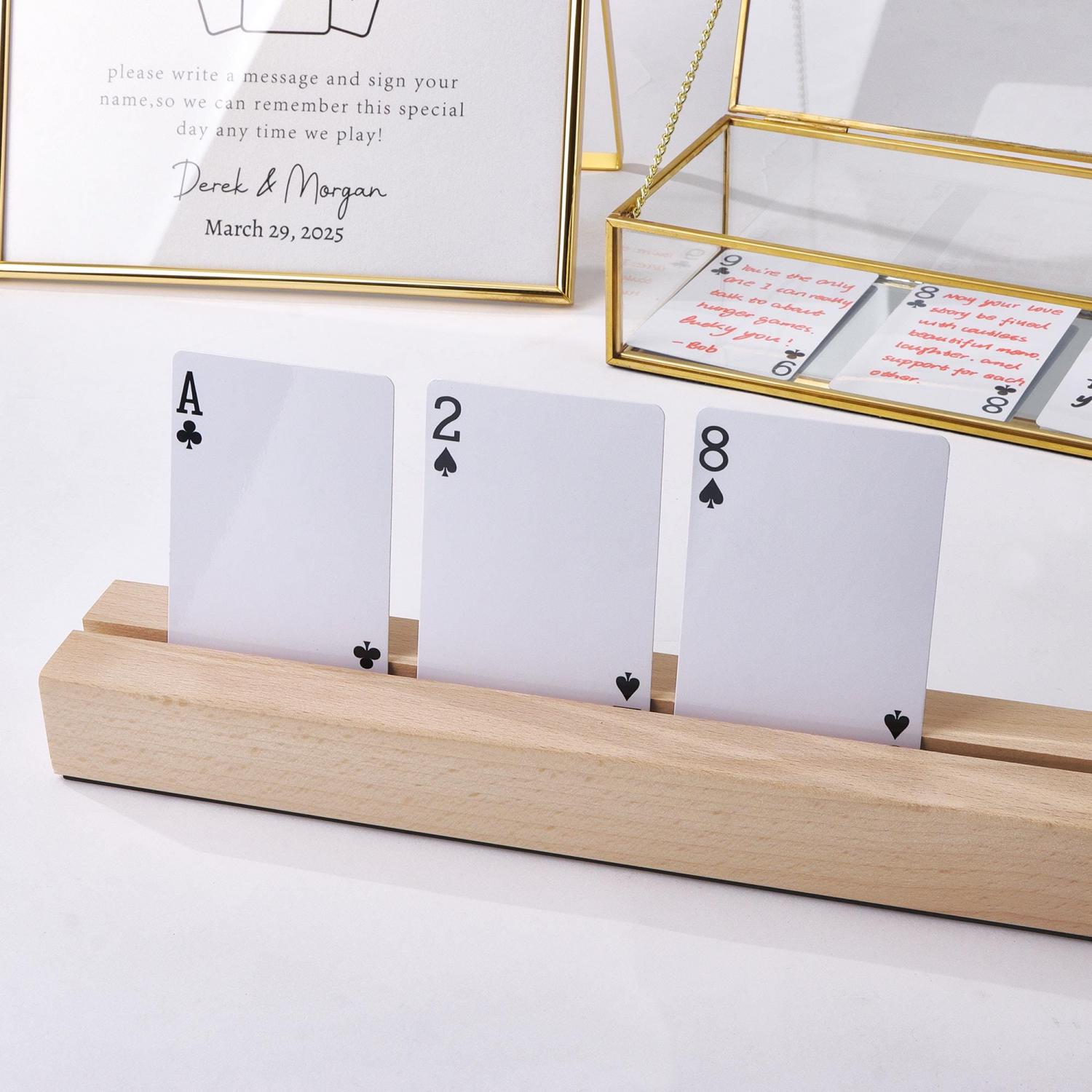 Personalized '52 Reasons Why I Love You' Playing Cards: Custom Guest Book