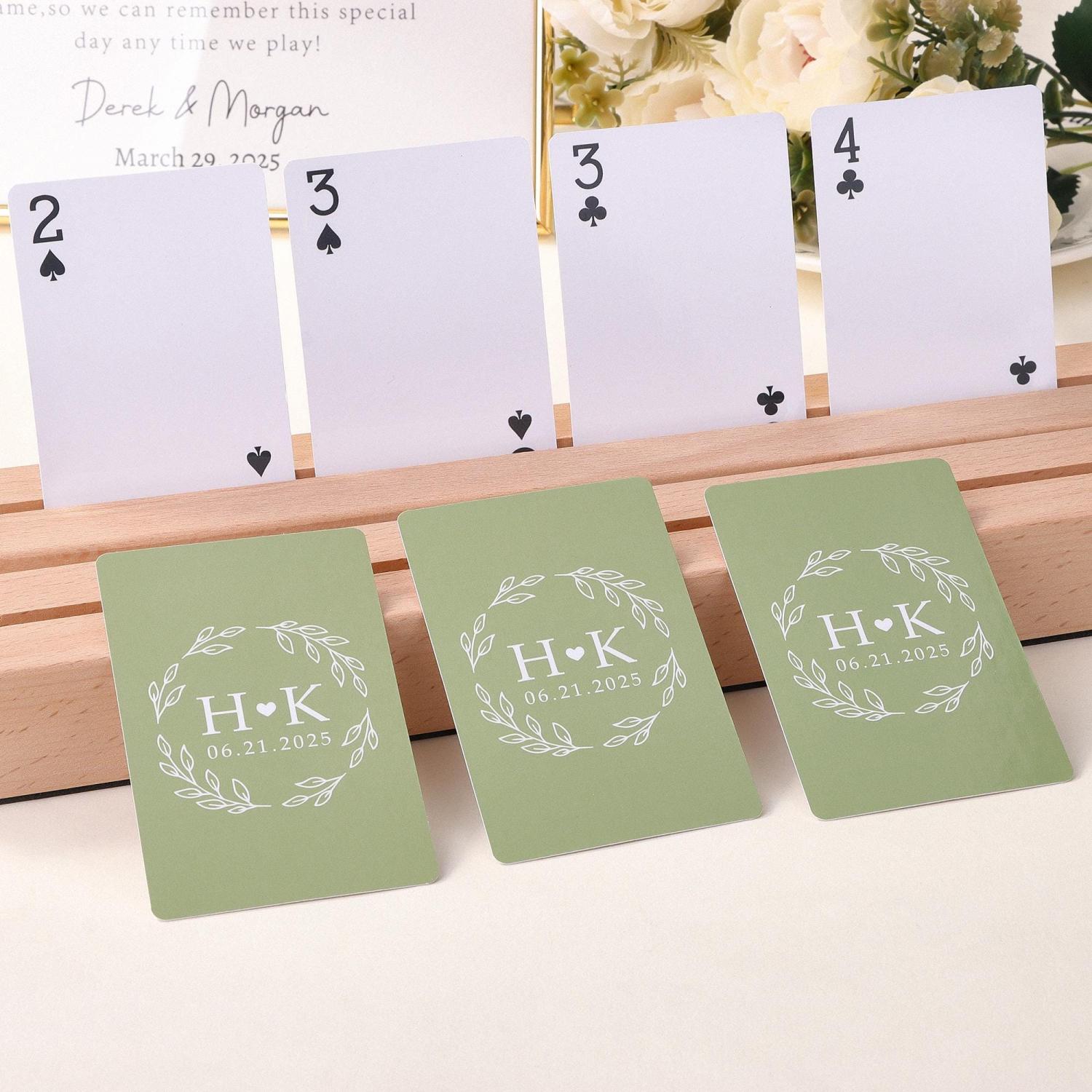 Personalized '52 Reasons Why I Love You' Playing Cards: Custom Guest Book