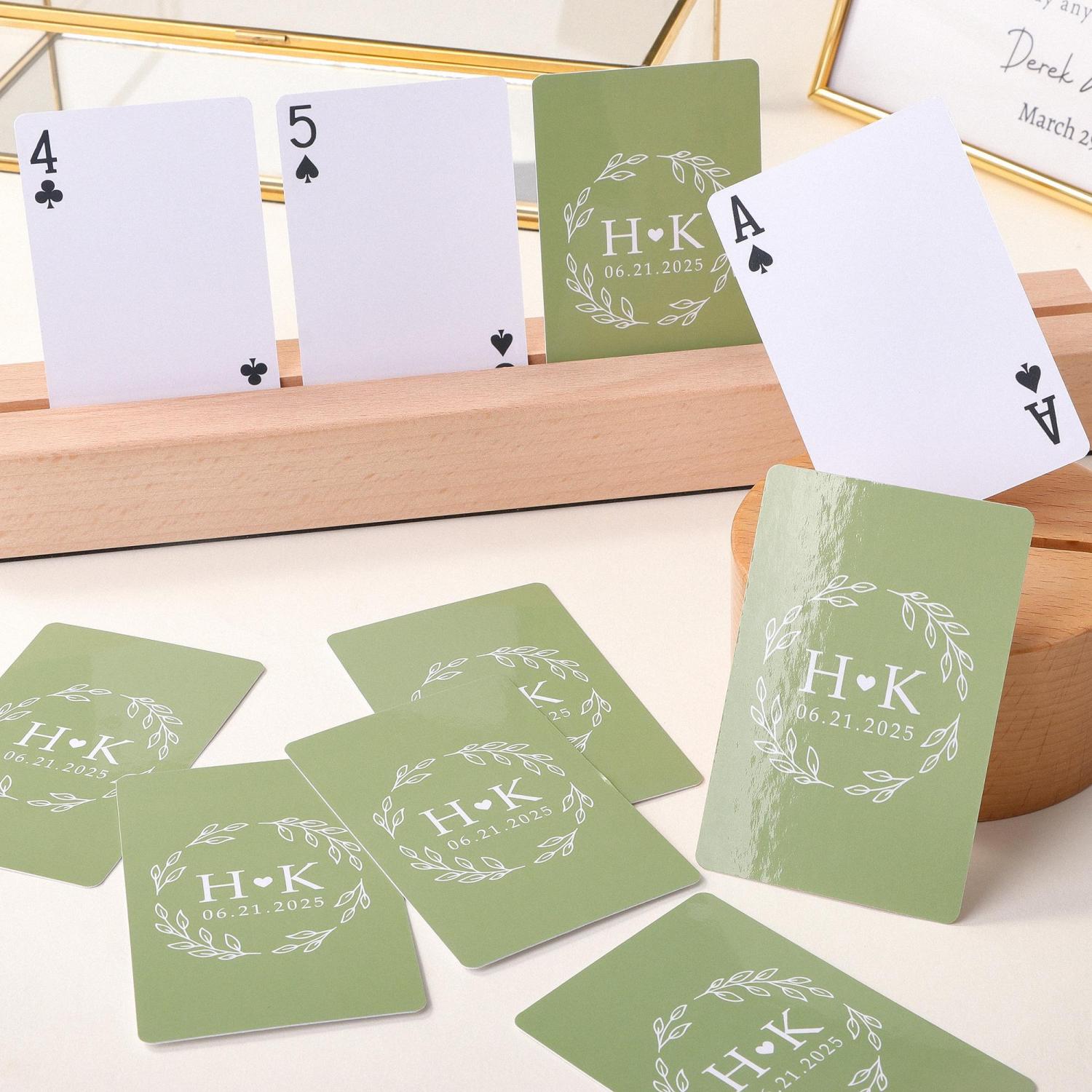 Personalized '52 Reasons Why I Love You' Playing Cards: Custom Guest Book