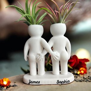 Funny Couple Air Plant Holder - Cheeky Anniversary Gift