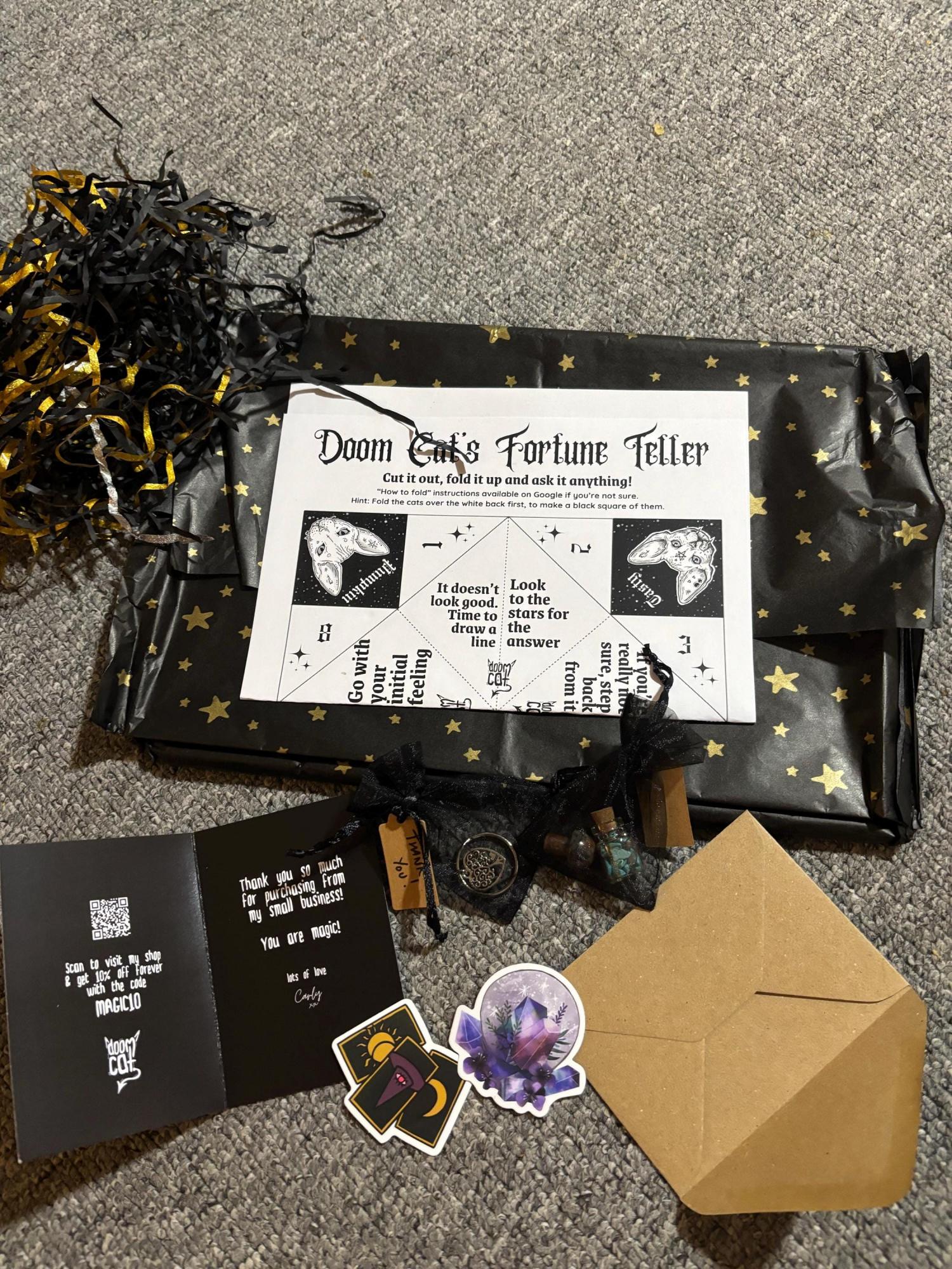 2026 Witchy Moon Calendar A4 Manifest with the Moon Goth Lunar Phases Black Gold Planner Diary Manifesting Power Magic Witch Pagan Wicca Art