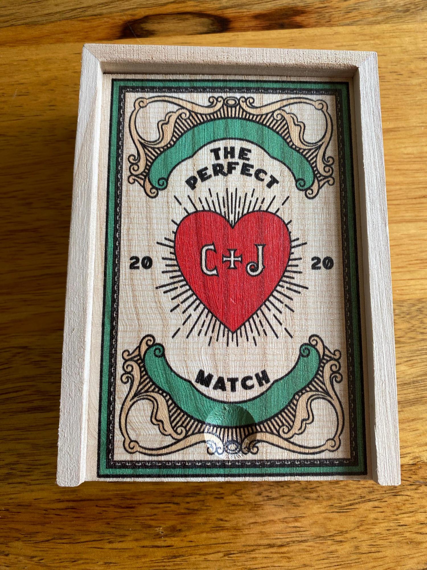 Personalised Couples Large Matchbox