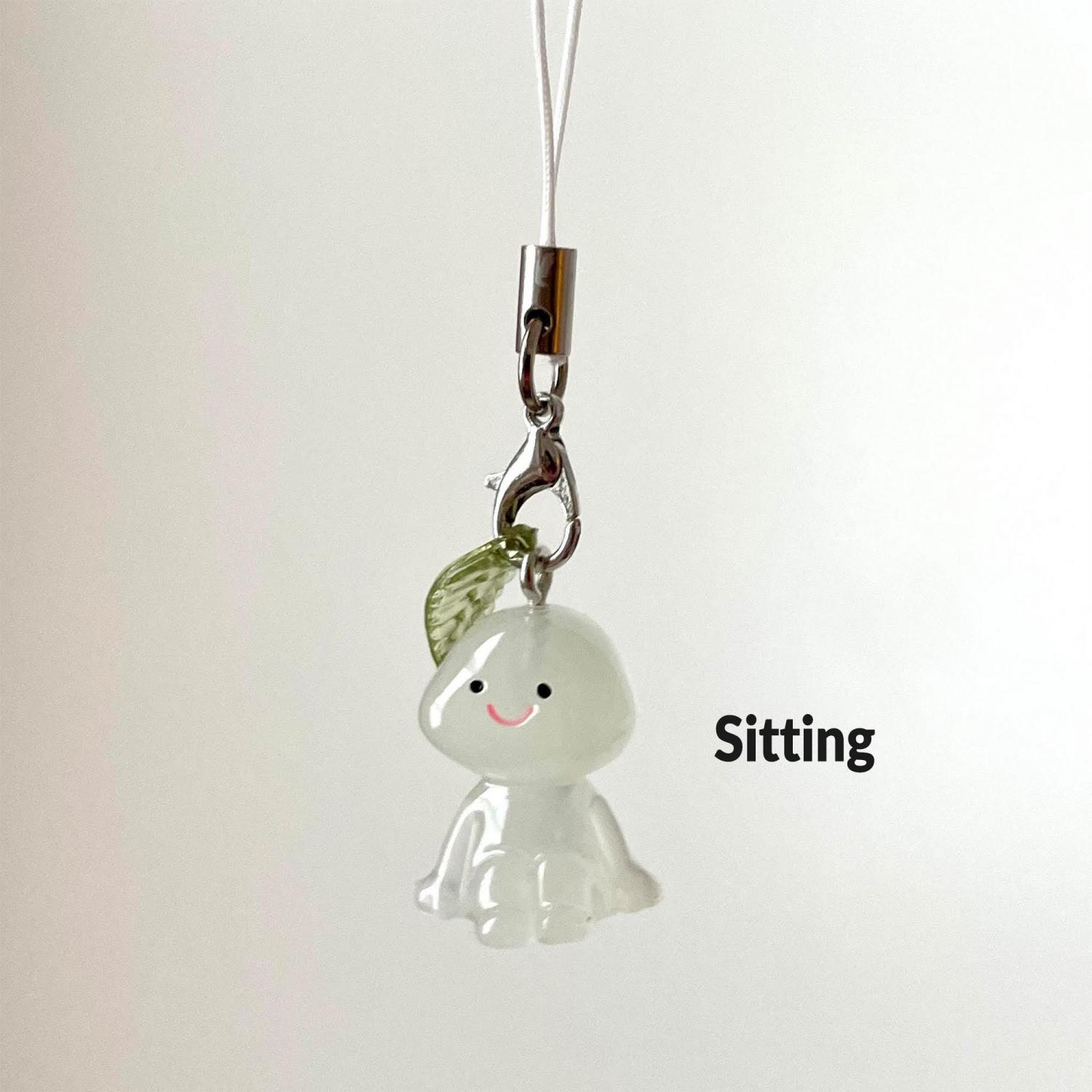 Custom Initial Magnetic Matching Man Keychain, Glow in the Dark Figure Duo Set, Cute Gifts for Best Friend, Him, Her, Boyfriend, Girlfriend