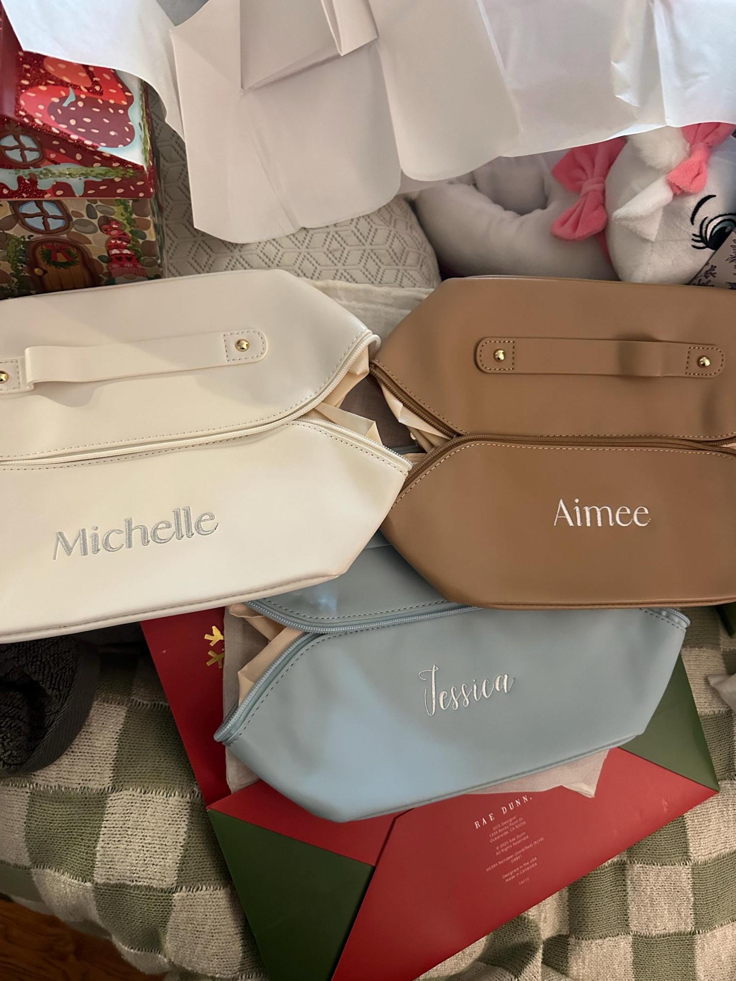 Personalised Cosmetic Bag, Custom Makeup Bag, Personalized Christmas Gift for Her, Personalised Gift for Bridesmaid, Makeup Organiser