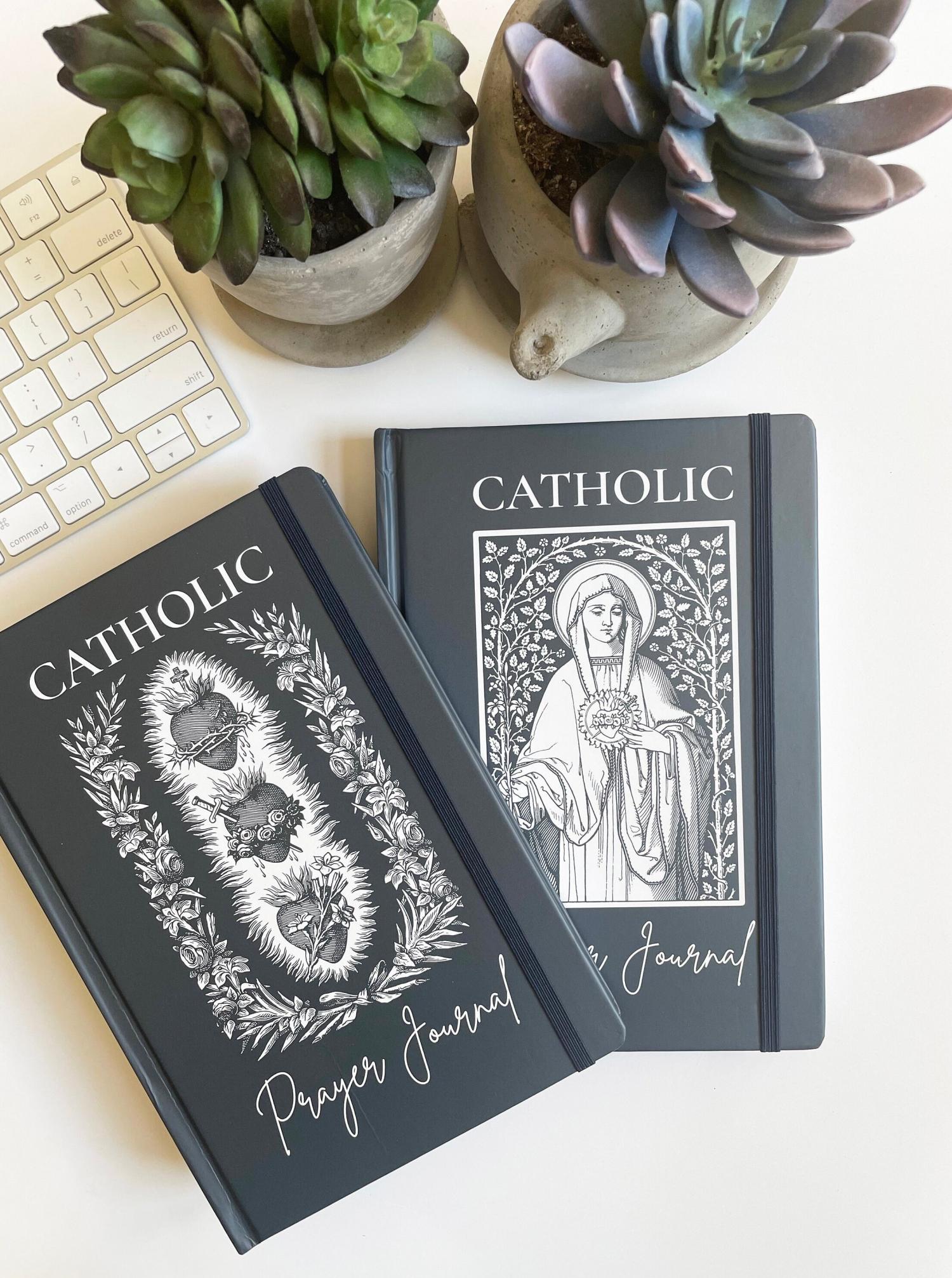 NEW Catholic Prayer Journal | Virgin Mary and Jesus Christ Icons | Prayer Journal | Saints' quotes | Confirmation gift | Catholic gift