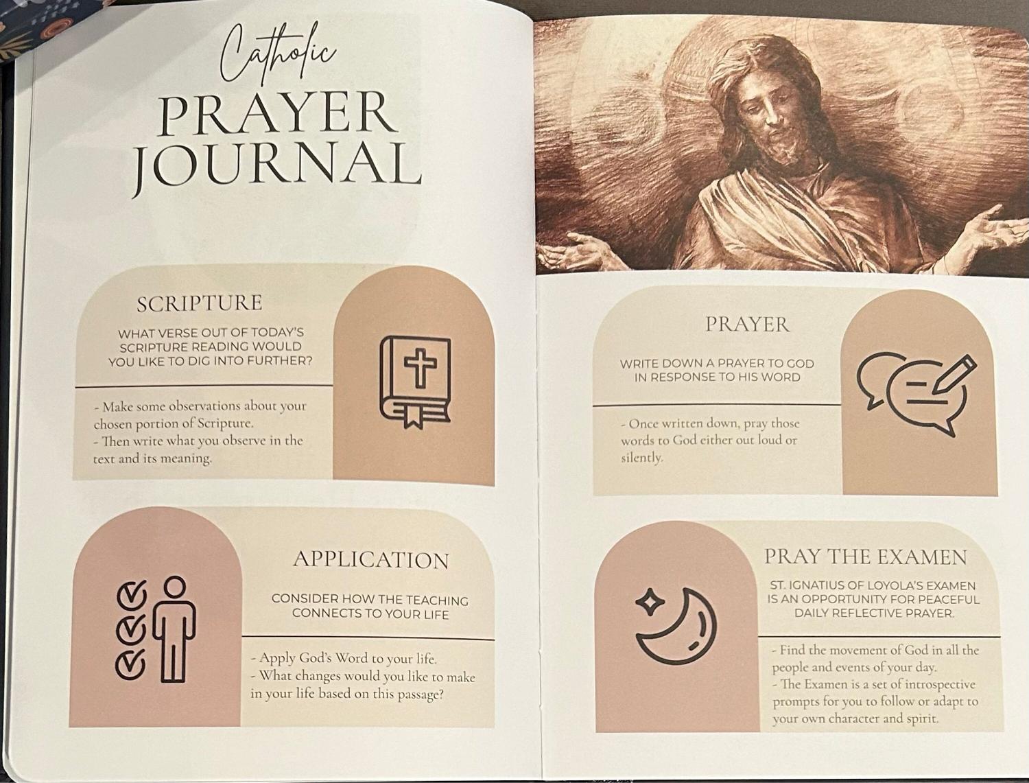 NEW Catholic Prayer Journal | Virgin Mary and Jesus Christ Icons | Prayer Journal | Saints' quotes | Confirmation gift | Catholic gift