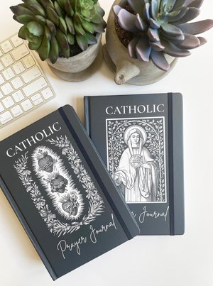 NEW Catholic Prayer Journal | Virgin Mary and Jesus Christ Icons | Prayer Journal | Saints' quotes | Confirmation gift | Catholic gift