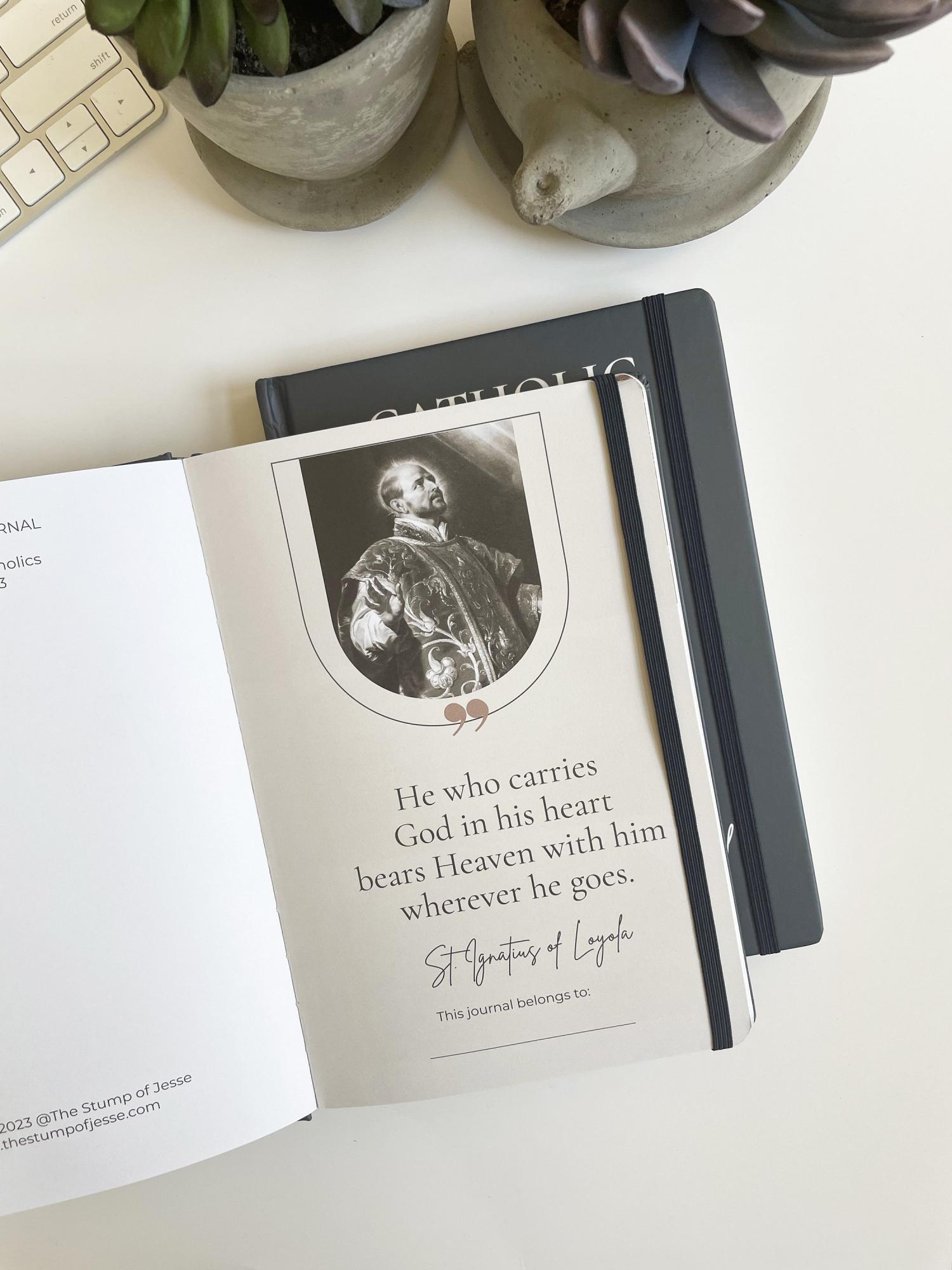 NEW Catholic Prayer Journal | Virgin Mary and Jesus Christ Icons | Prayer Journal | Saints' quotes | Confirmation gift | Catholic gift