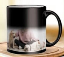Magic Personalization Coffee Mug - Coffee Mug 11oz - Color Change - Image Coffee Mug - Photo Coffee mug - Customizable Photo Magic Mug