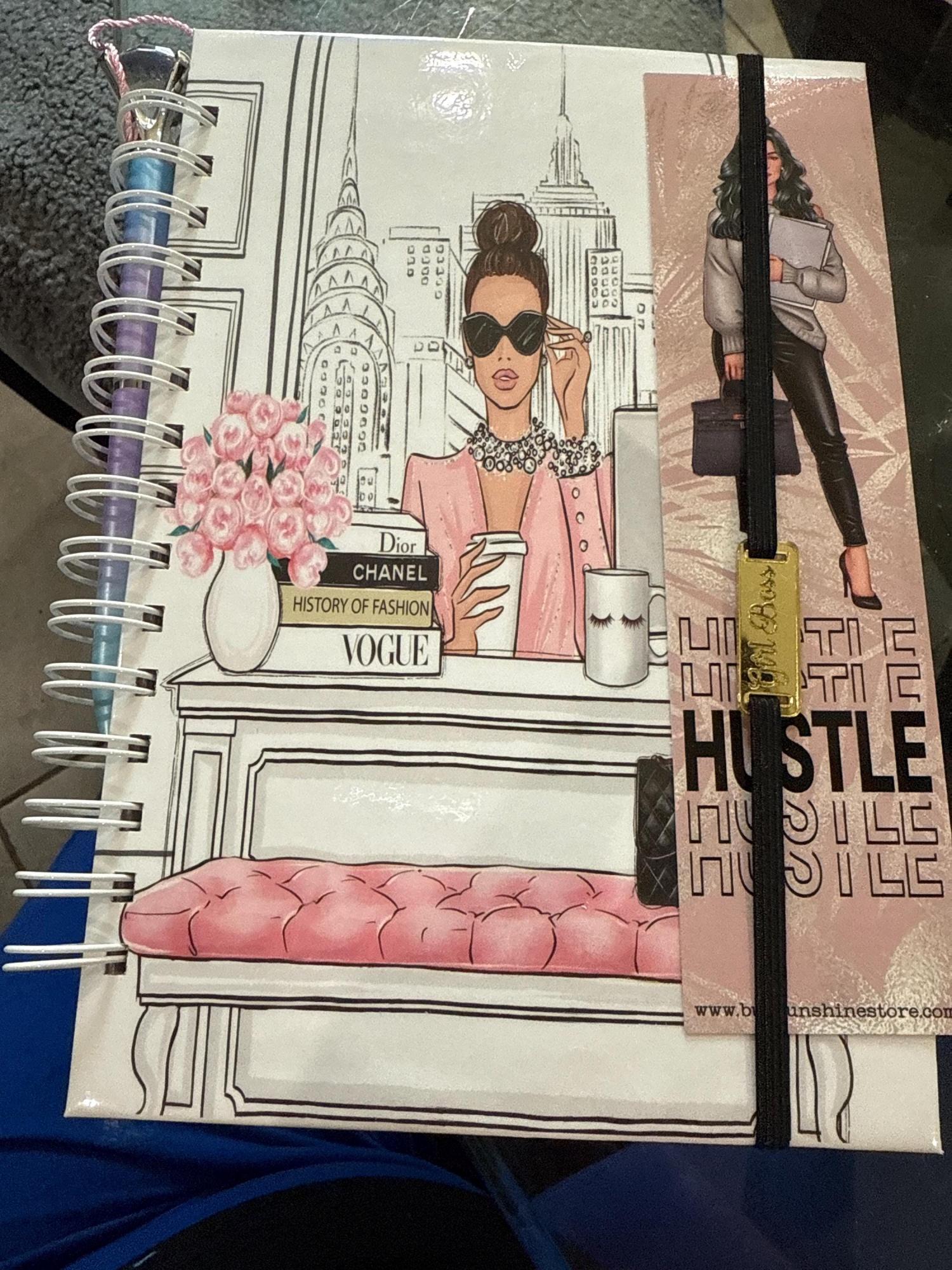 2026 Start Any Month 12 Months Personalized Monthly Planner with Lined Pages - Girl Boss Planner - Budget Planner -  2026  Dated Calendar