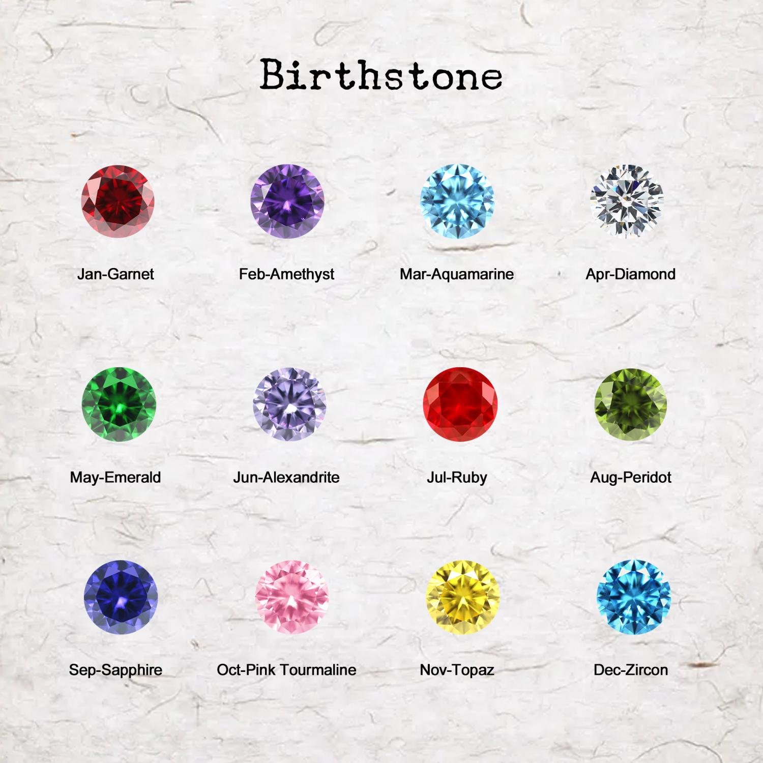 Custom Birthstone Necklace with 2 Names|Heart Charm Necklace for Couple|Personalized BFF Necklace for 2|Puzzle Pendant Friendship Necklace