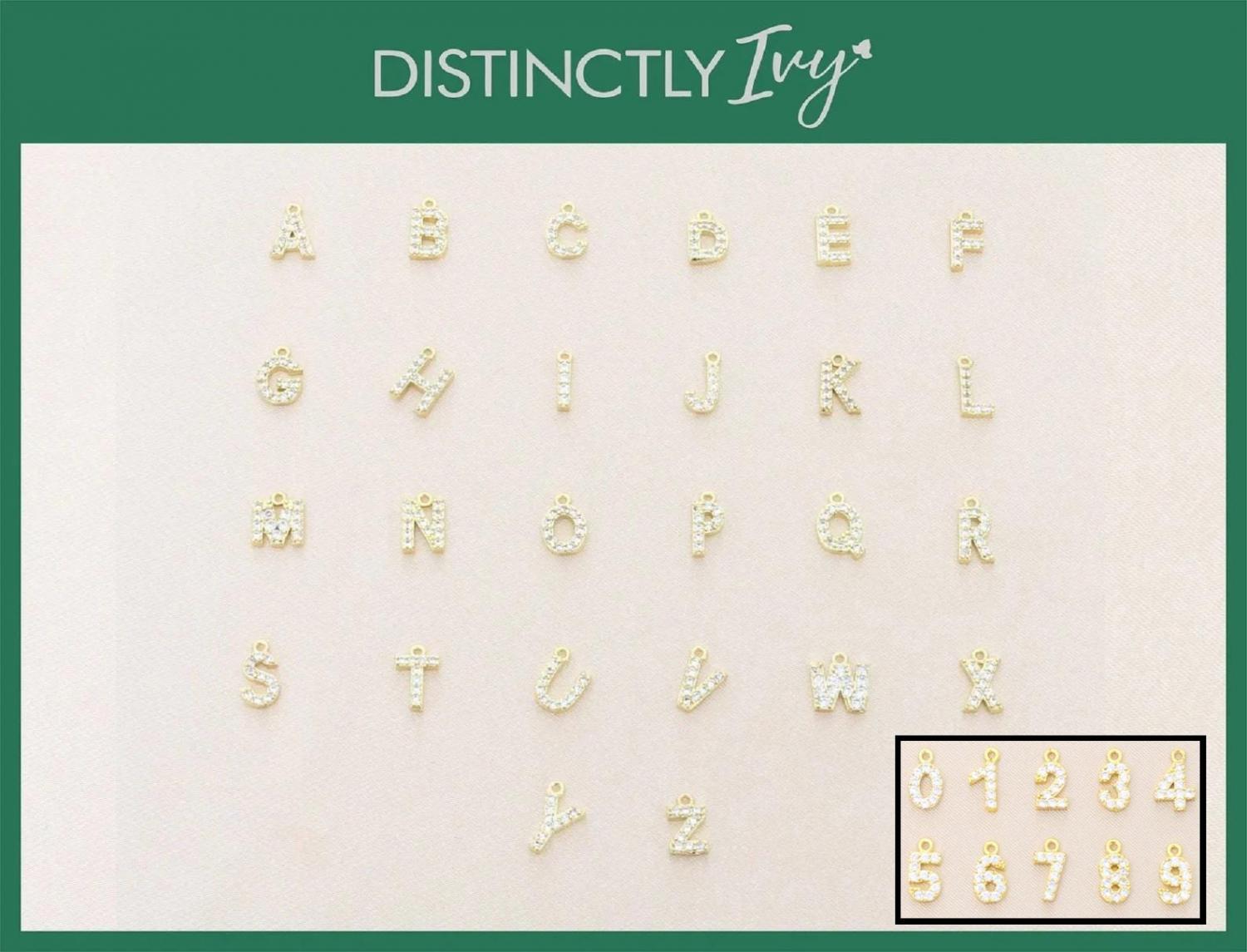 CZ Initial Soccer Ball Necklace, Sports Mom Gift