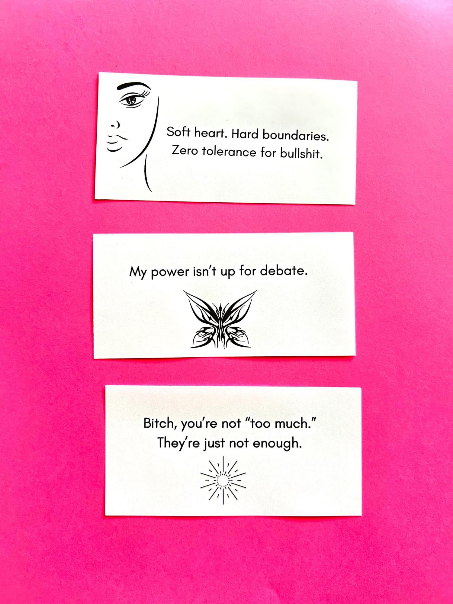 Bad Bitch Energy Jar-110 Positive Affirmations and Quotes to Empower Women, Daily Motivation,Inspire-Self-Care, Mental Health,Anxiety Relief