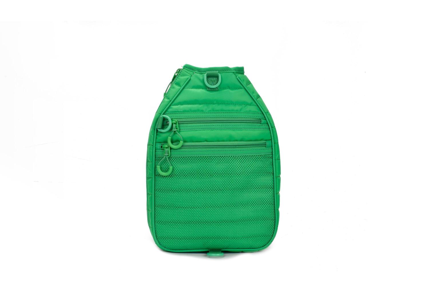 Striped Pickleball Bag: Detachable Paddle Holder, Women's Sports Duffel