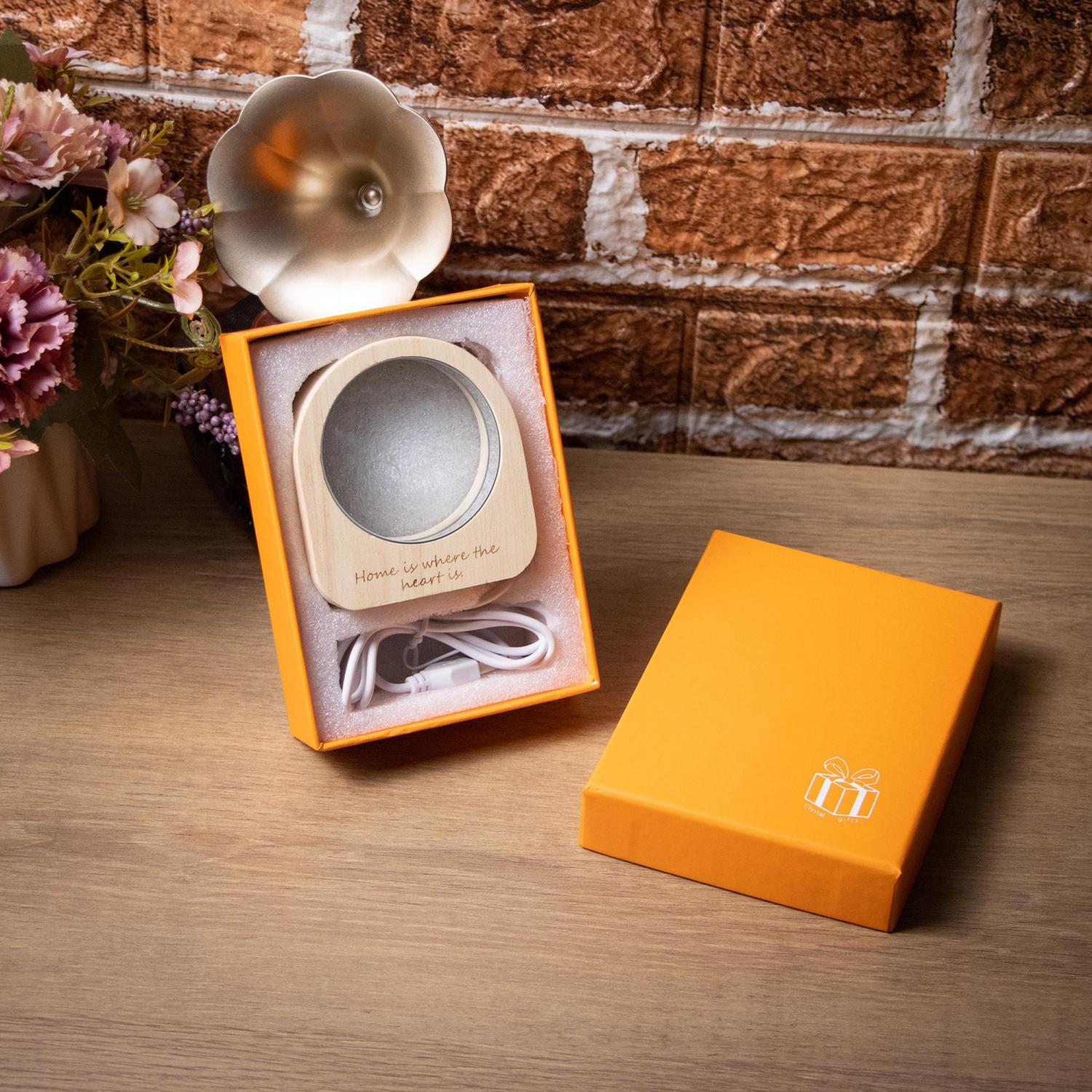 Personalized 3D Crystal Photo Portrait LED, Engraved Crystal Photo Night Light, Crystal Photo Cabin LED, Family Photo Gift, Christmas Gift