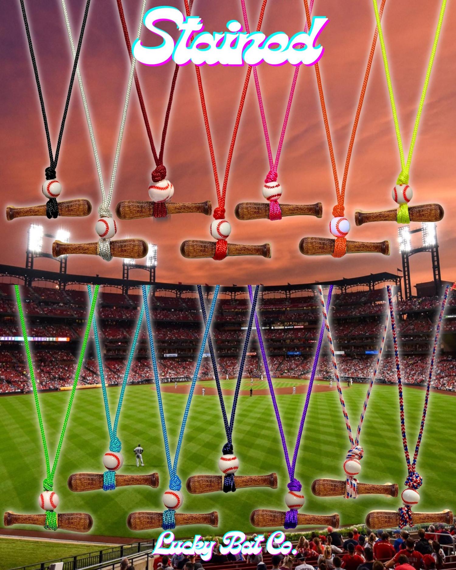 Baseball Necklace Mookie Betts Bat Necklace Customizable Adjustable Lucky Bat Baseball Gift Coaches Gift