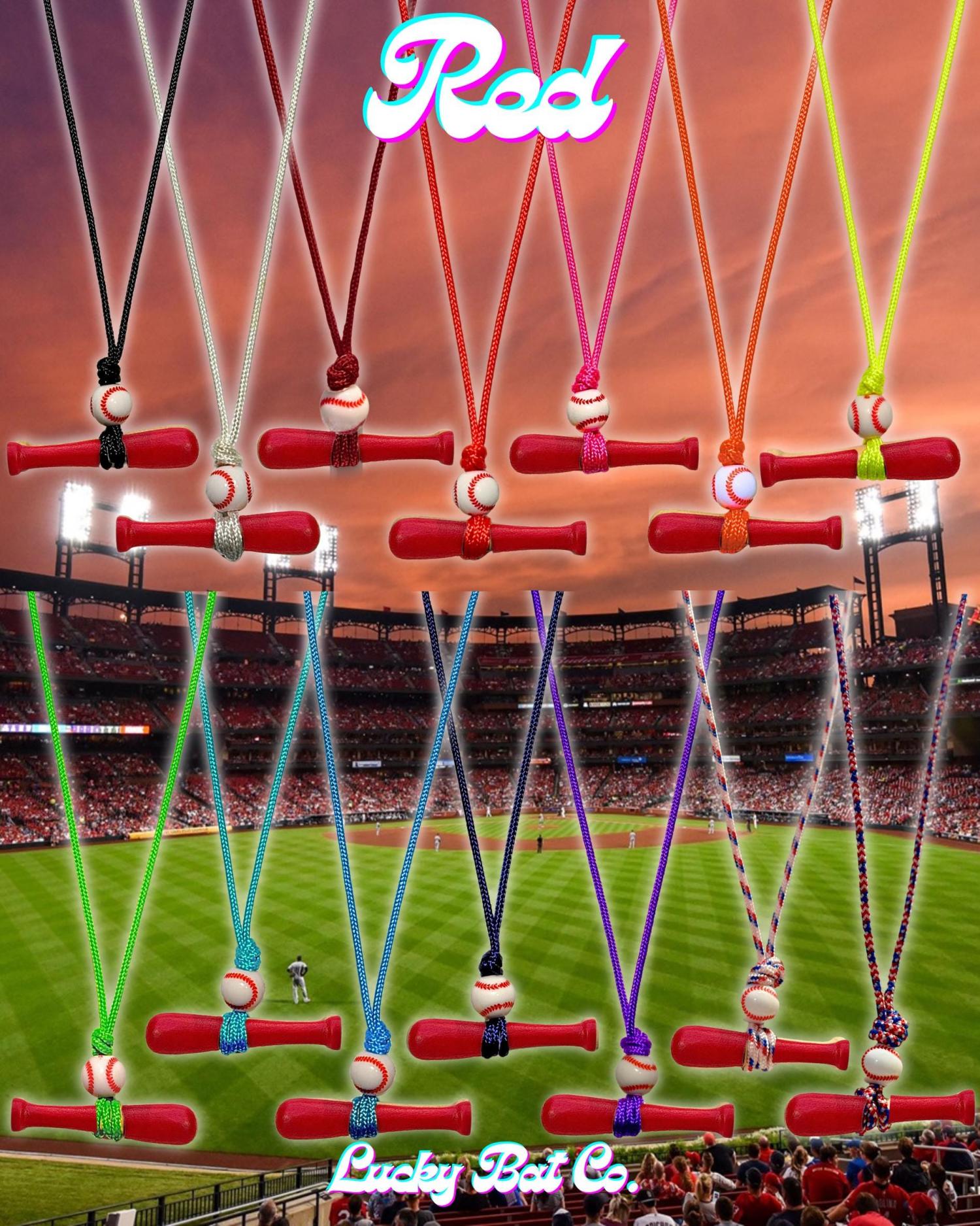 Baseball Necklace Mookie Betts Bat Necklace Customizable Adjustable Lucky Bat Baseball Gift Coaches Gift