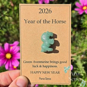 Chinese New year horse gift. Crystal horse. 2026 year of the horse. Good luck gift for new year