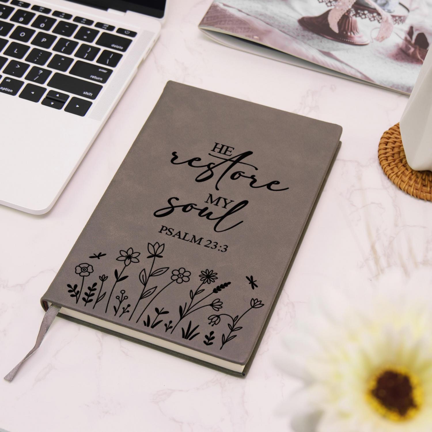 God Says You Are Bible Verse Journal, Personalized Prayer Journal For Women, Flower Christian Gift For Her, Religious Gift,Affirmations Gift