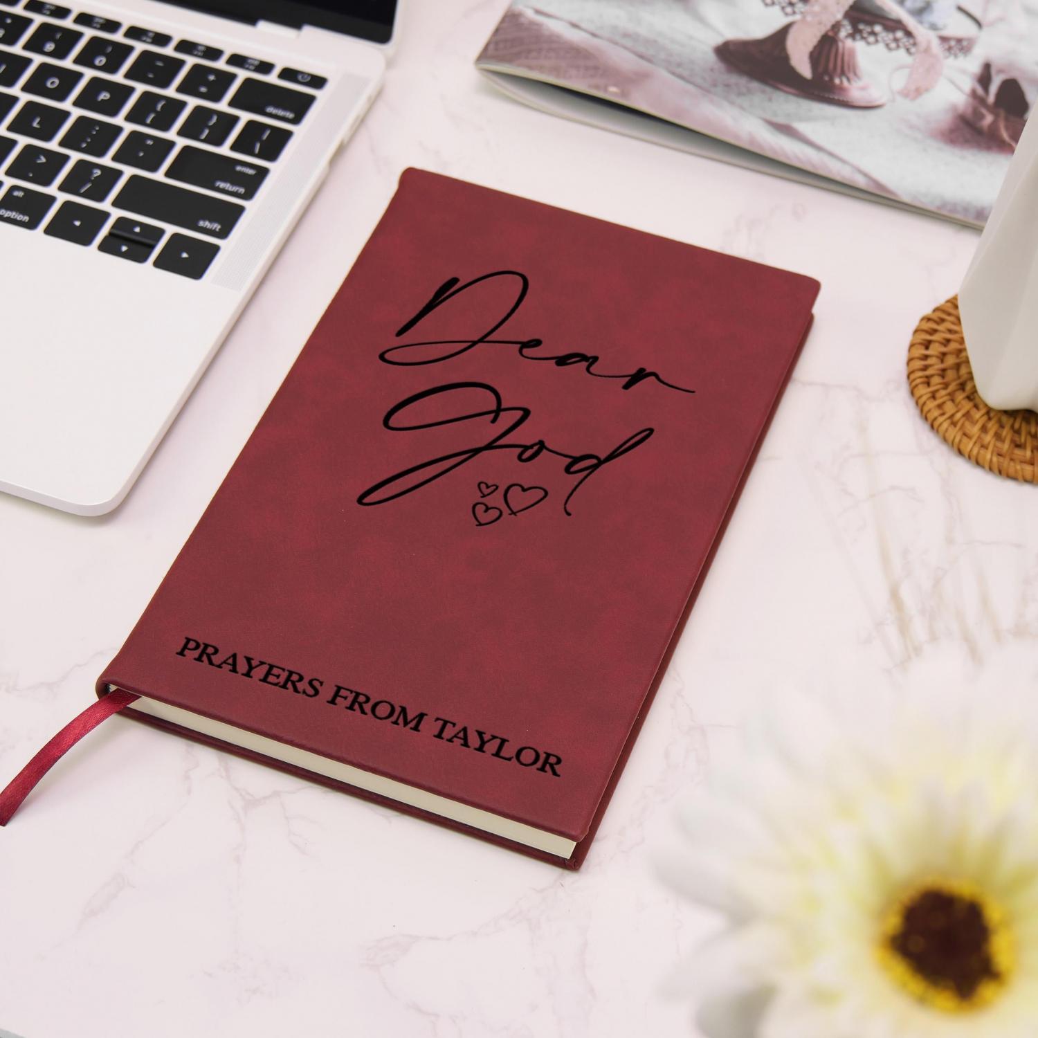 God Says You Are Bible Verse Journal, Personalized Prayer Journal For Women, Flower Christian Gift For Her, Religious Gift,Affirmations Gift