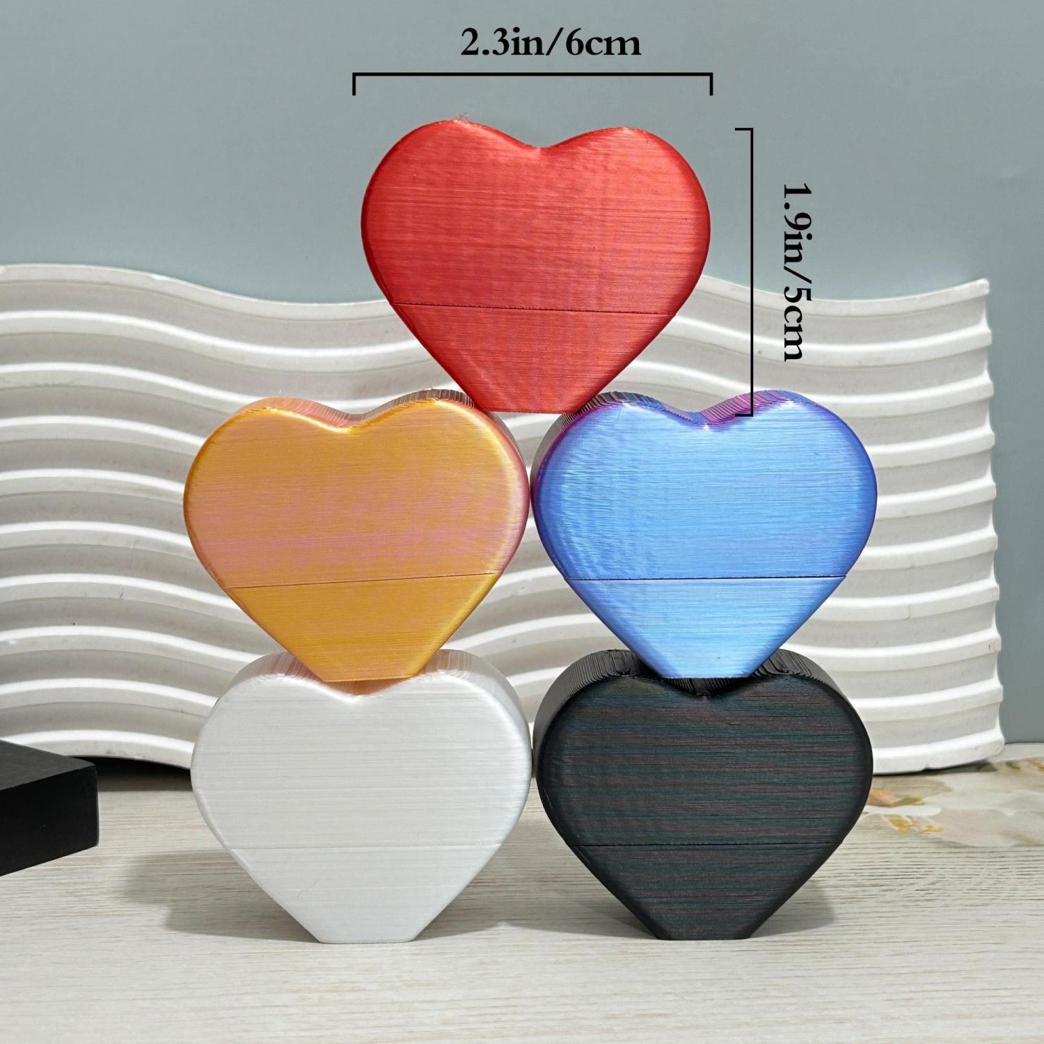 3D Printed Heart With Middle Finger,Prank Middle Finger,Funny Anniversary Gifts,Gag Gift,Suprise Valentines Day Gift For Her/Him