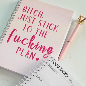 Food Diary, Weight loss Journal, Food Planner, Food Tracker, Daily Food Journal, Weight Tracker, Weightloss, Calorie Counting, Daily Planner