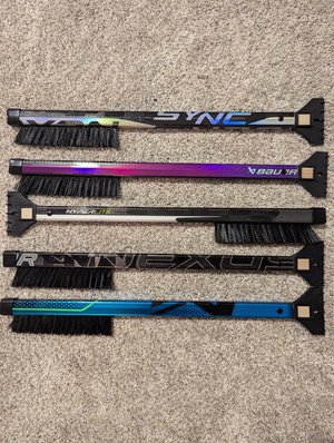 Bauer Hockey Stick Snow Brush and Ice Scraper