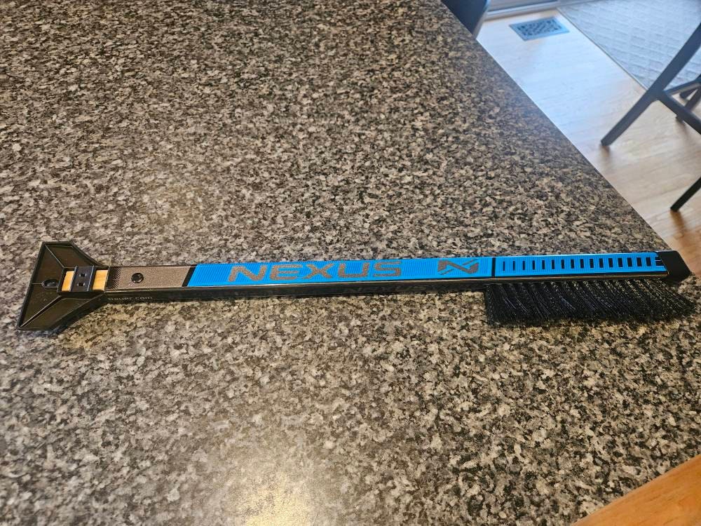 Bauer Hockey Stick Snow Brush and Ice Scraper