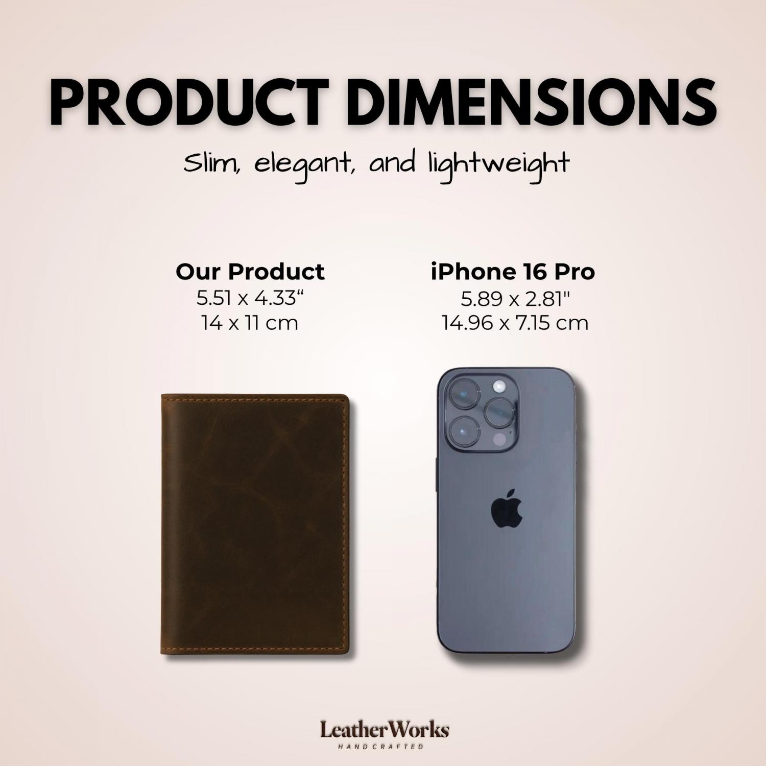 Personalized AirTag Genuine Leather Passport Holder: RFID Blocking Travel Wallet, Custom made