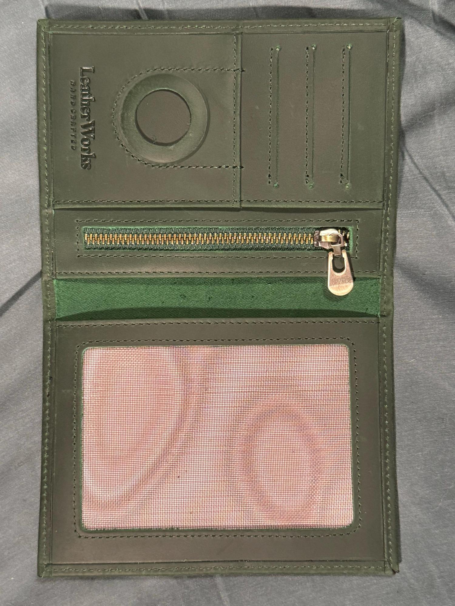 Personalized AirTag Genuine Leather Passport Holder: RFID Blocking Travel Wallet, Custom made