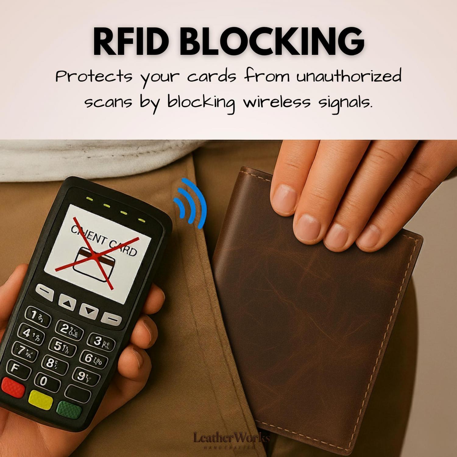 Personalized AirTag Genuine Leather Passport Holder: RFID Blocking Travel Wallet, Custom made