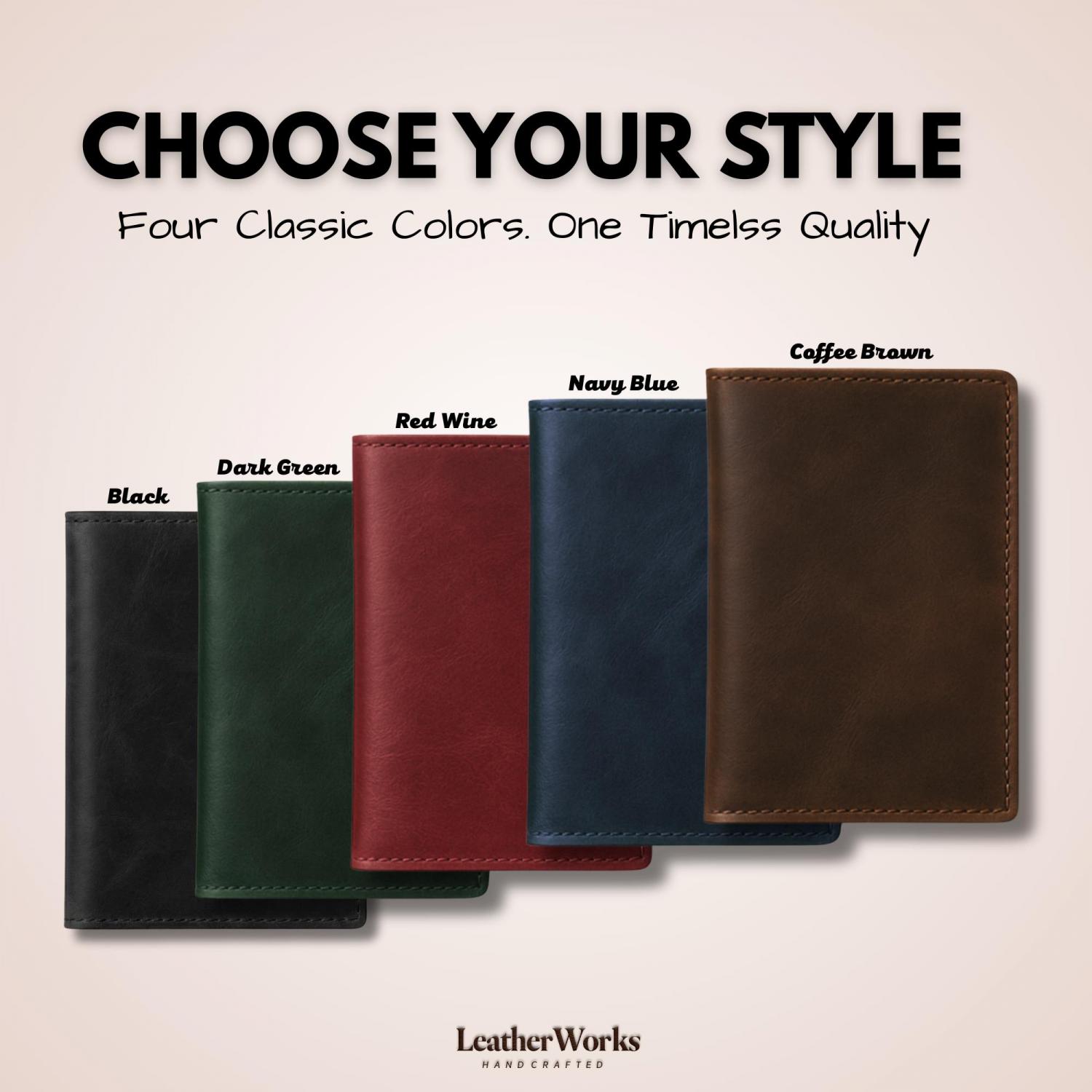 Personalized AirTag Genuine Leather Passport Holder: RFID Blocking Travel Wallet, Custom made