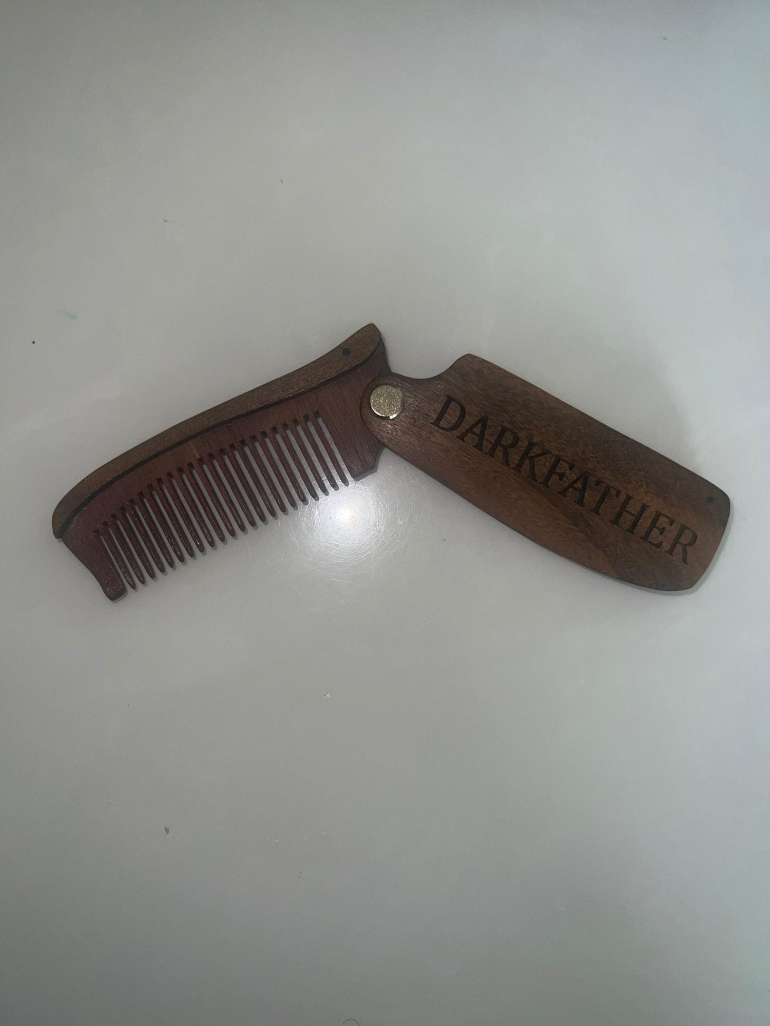 custom engraved beard comb, personalized wooden comb, groomsmen gift idea, anniversary or birthday, mens gift, bearded men, christmas gift