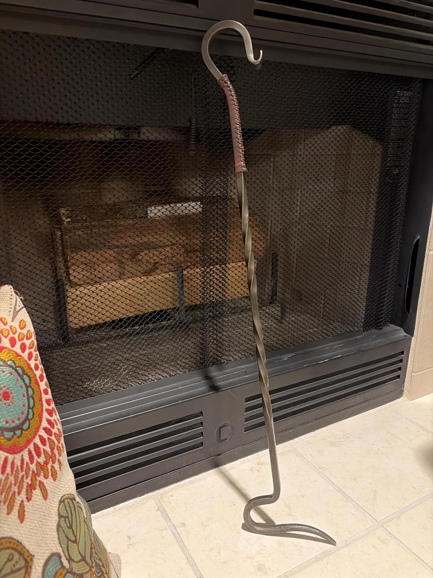 MADE IN TEXAS - Hand-forged Fire Poker