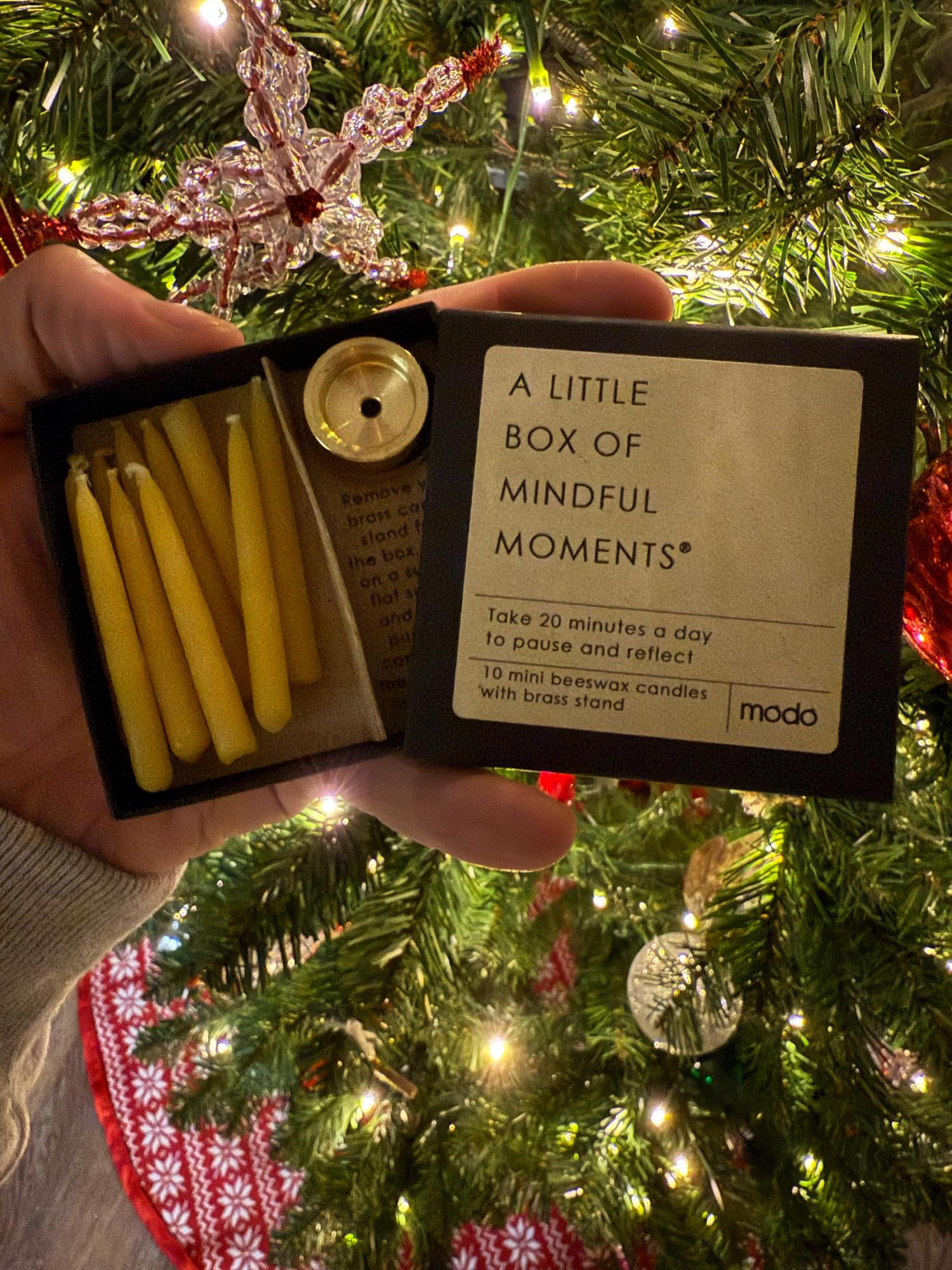 Mini Mindful Moments ® Candle Set - Beeswax Candle Gift Set