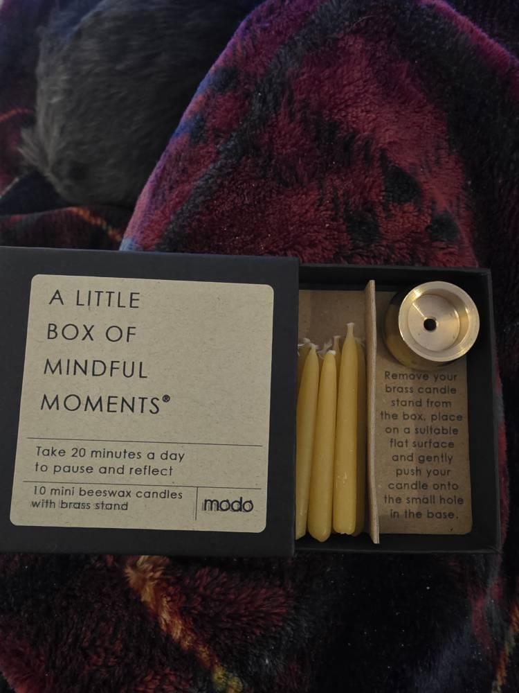 Mini Mindful Moments ® Candle Set - Beeswax Candle Gift Set