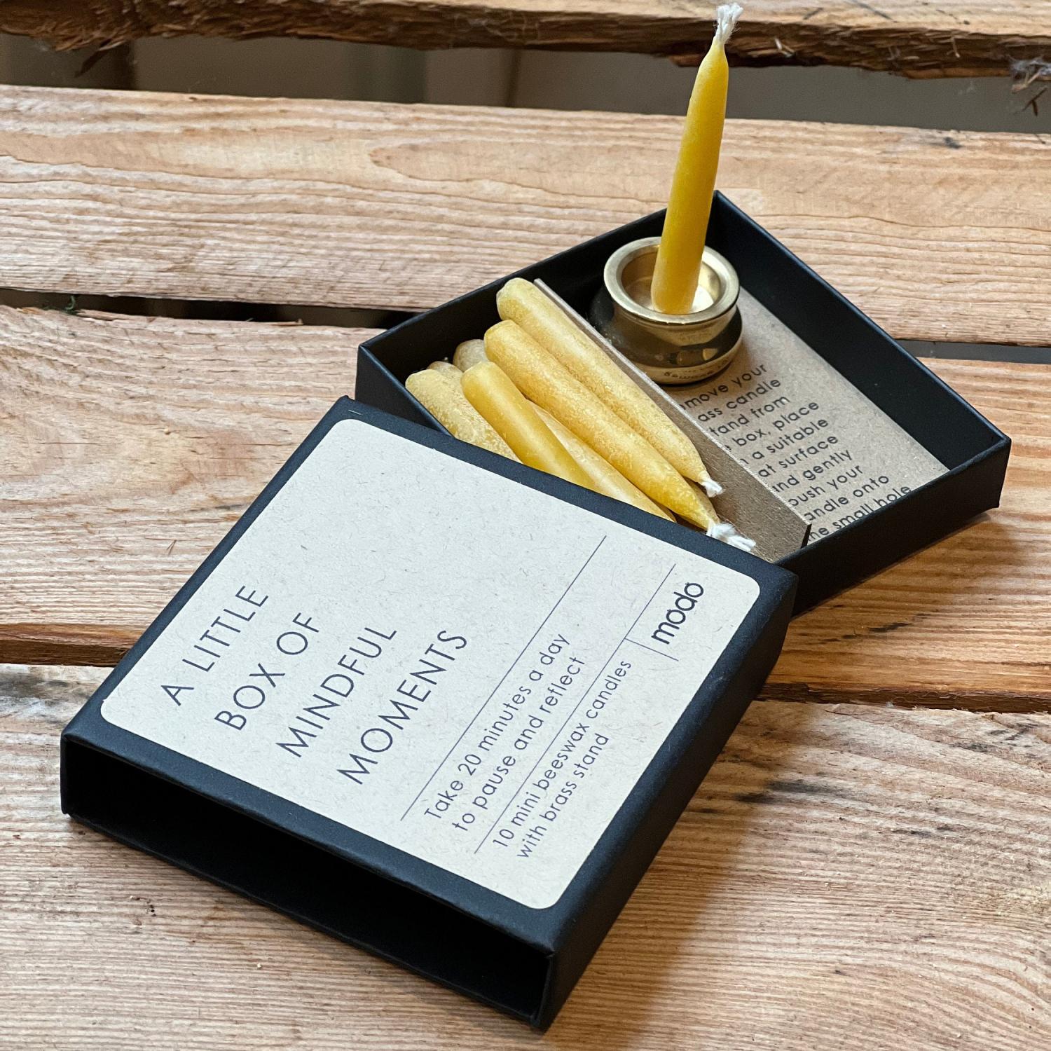 Mini Mindful Moments ® Candle Set - Beeswax Candle Gift Set