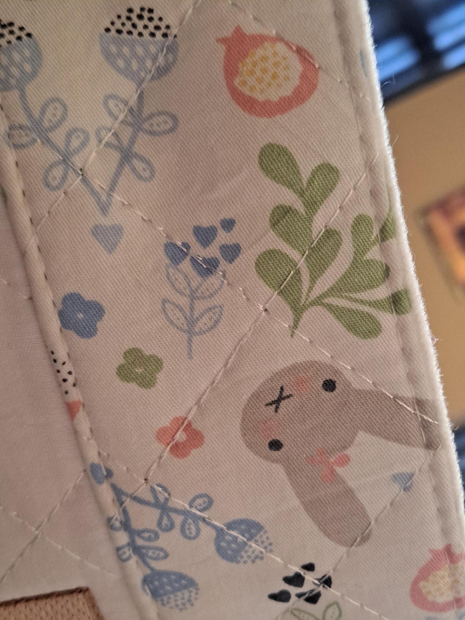 Personalized Religious Cross Quilted Easter Basket,  Customized Easter Basket, Kid's Easter Basket, Embroidered Basket