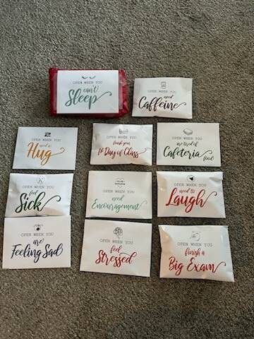 Open When Envelopes College - Set of 16 - Going Away to College, University Gifts, Leaving Home, Daughter Son Gift, Care Package