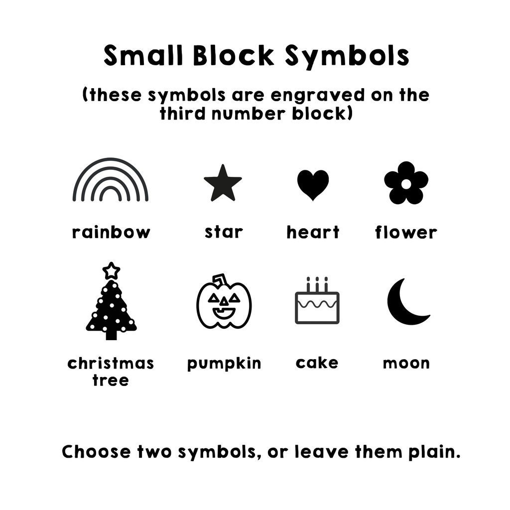 Wooden Baby Milestone Blocks: Custom Name & Age Photo Props