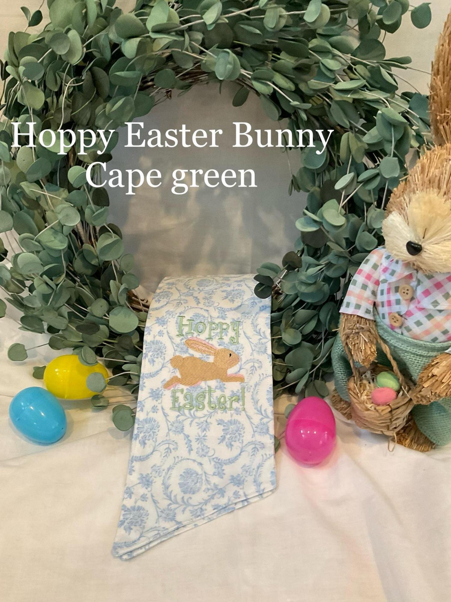 Blue Floral chinoiserie Easter Personalized Wreath Sash