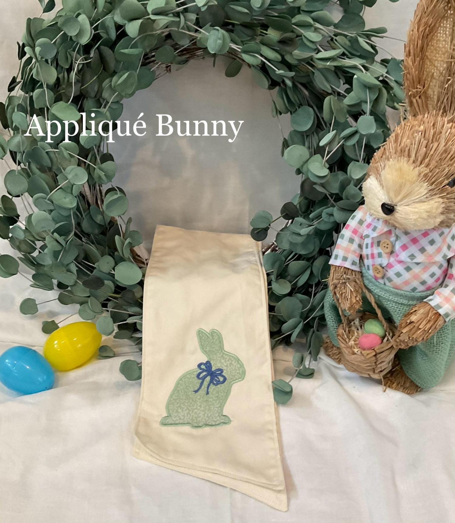 Blue Floral chinoiserie Easter Personalized Wreath Sash