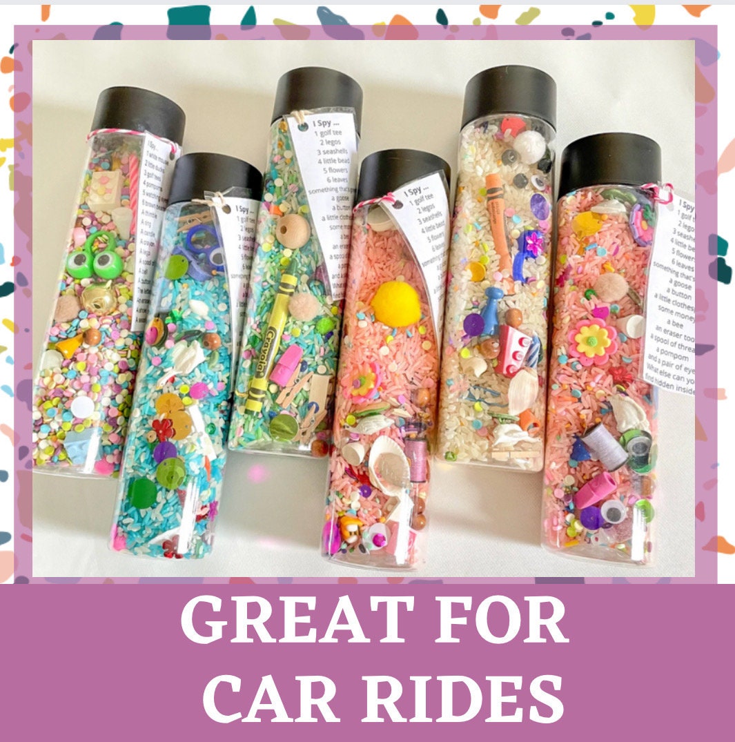 I Spy JUMBO Jar 16oz| Seek and Find |Sensory Bottle | calm down jar |autism toy | Kids birthday gift | Teacher Gift