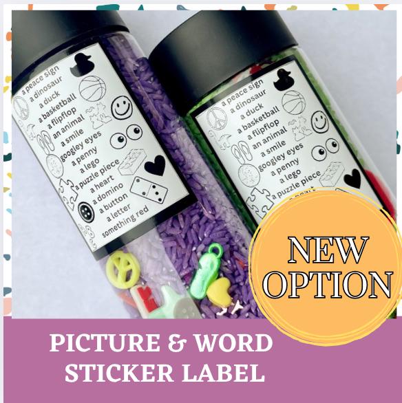 I Spy JUMBO Jar 16oz| Seek and Find |Sensory Bottle | calm down jar |autism toy | Kids birthday gift | Teacher Gift