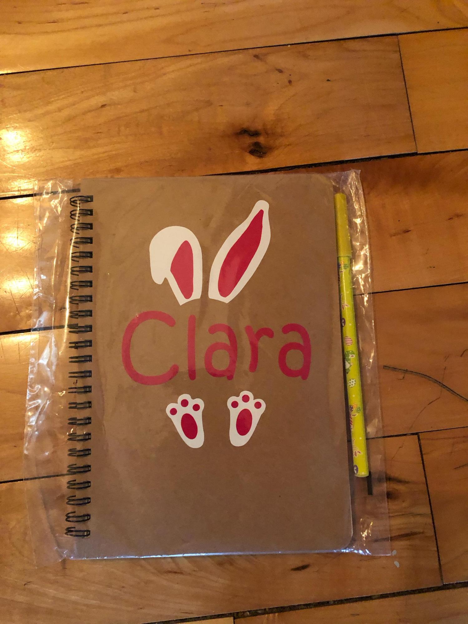 Kids Easter Basket Stuffers for Girls Easter Basket Stuffers for Boys Personalized Easter Bunny Journal Personalized Easter Gifts Kids