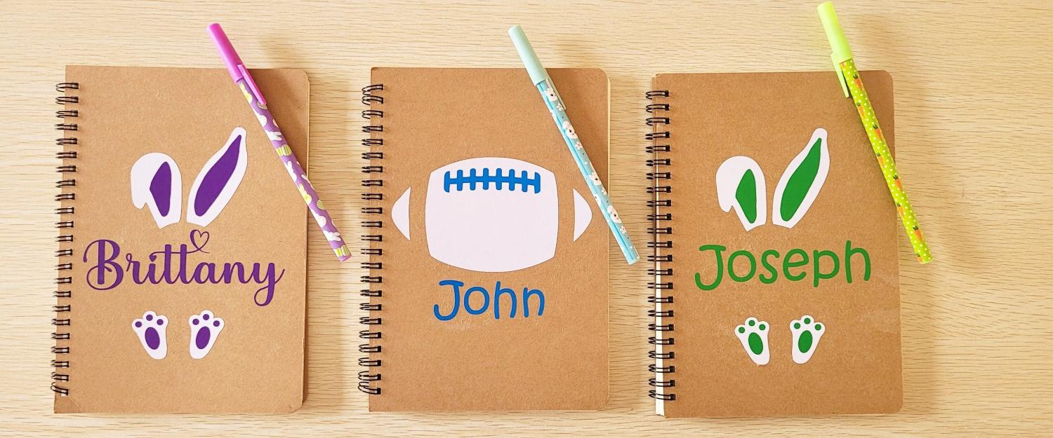 Kids Easter Basket Stuffers for Girls Easter Basket Stuffers for Boys Personalized Easter Bunny Journal Personalized Easter Gifts Kids