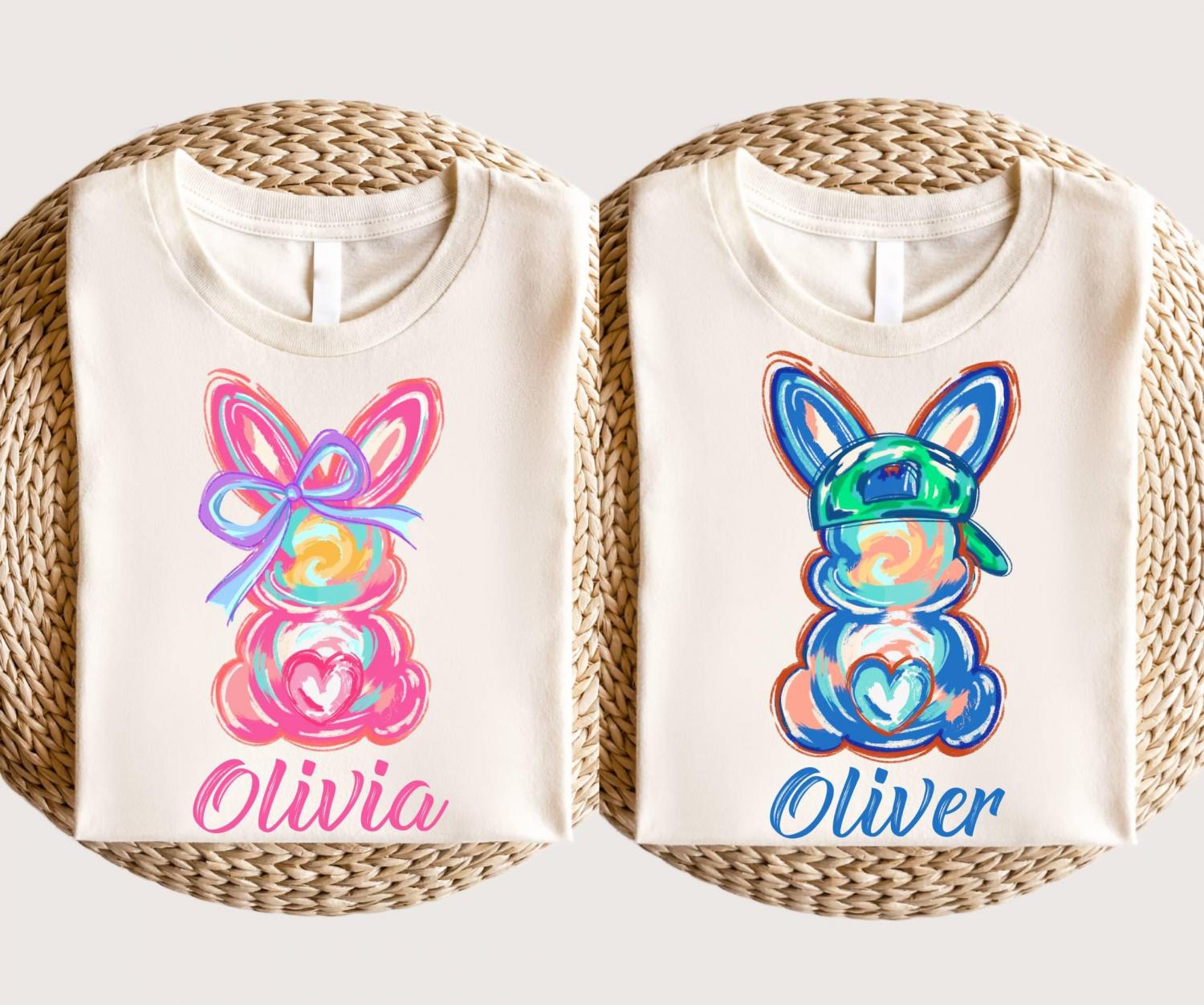Personalized Easter 2026 Kids Shirt, Custom Bunny Shirt,Kids Easter Shirt, Cute Bunny Shirt,Toddler Easter Shirt,Easter Bunny Kids Name Tee