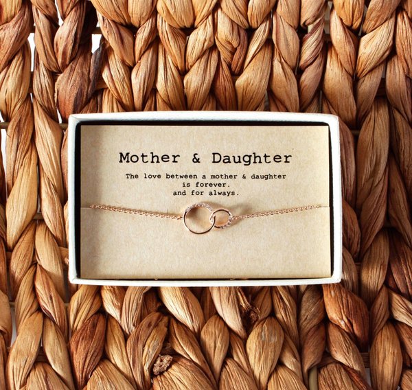 Mother Daughter Bracelet • Mother's day Gift • mom Bracelet • mother daughter jewelry • 01-Br-Mother & Daughter